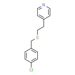 ChemSpider 2D Image | 4-{2-[(4-Chlorobenzyl)sulfanyl]ethyl}pyridine | C14H14ClNS