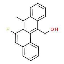 ChemSpider 2D Image | (6-Fluoro-7-methyl-12-tetraphenyl)methanol | C20H15FO