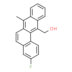 ChemSpider 2D Image | (3-Fluoro-7-methyl-12-tetraphenyl)methanol | C20H15FO