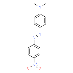 ChemSpider 2D Image | Benzenamine, N,N-dimethyl-4-((4-nitrophenyl)azo)- | C14H14N4O2
