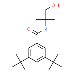 ChemSpider 2D Image | N-(1-Hydroxy-2-methyl-2-propanyl)-3,5-bis(2-methyl-2-propanyl)benzamide | C19H31NO2