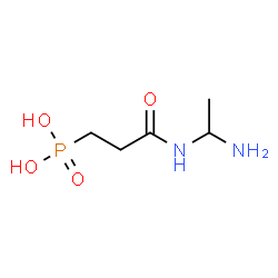 ChemSpider 2D Image | {3-[(1-Aminoethyl)amino]-3-oxopropyl}phosphonic acid | C5H13N2O4P