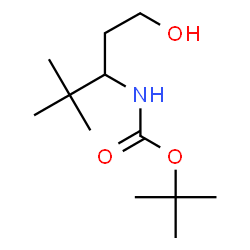 ChemSpider 2D Image | tert-Butyl (1-hydroxy-4,4-dimethylpentan-3-yl)carbamate | C12H25NO3