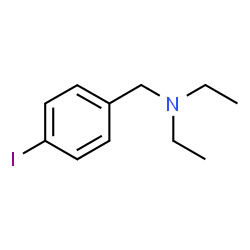 ChemSpider 2D Image | N-Ethyl-N-(4-iodobenzyl)ethanamine | C11H16IN
