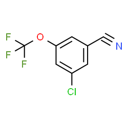 ChemSpider 2D Image | 3-Chloro-5-(trifluoromethoxy)benzonitrile | C8H3ClF3NO