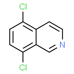 ChemSpider 2D Image | 5,8-DICHLOROISOQUINOLINE | C9H5Cl2N