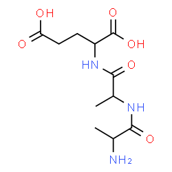 ChemSpider 2D Image | ala-ala-glu | C11H19N3O6