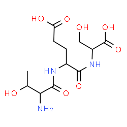 ChemSpider 2D Image | thr-glu-ser | C12H21N3O8