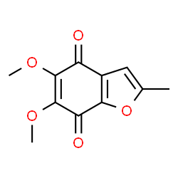 ChemSpider 2D Image | 2-Methyl-5,6-dimethoxy-4,7-benzofurandione | C11H10O5
