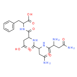 ChemSpider 2D Image | asn-asn-asp-phe | C21H28N6O9