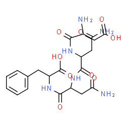 ChemSpider 2D Image | asp-asn-asn-phe | C21H28N6O9