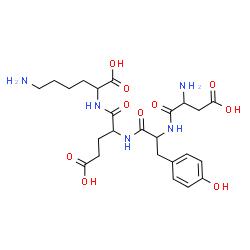 ChemSpider 2D Image | asp-tyr-glu-lys | C24H35N5O10