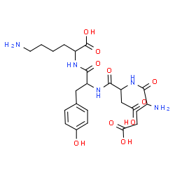 ChemSpider 2D Image | glu-asp-tyr-lys | C24H35N5O10
