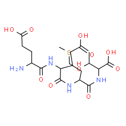 ChemSpider 2D Image | glu-glu-met-thr | C19H32N4O10S