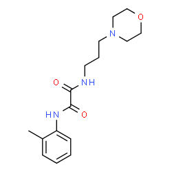 ChemSpider 2D Image | N-(2-Methylphenyl)-N'-[3-(4-morpholinyl)propyl]ethanediamide | C16H23N3O3