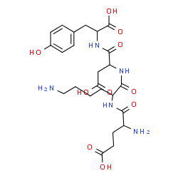 ChemSpider 2D Image | glu-lys-asp-tyr | C24H35N5O10