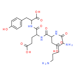 ChemSpider 2D Image | lys-asp-glu-tyr | C24H35N5O10