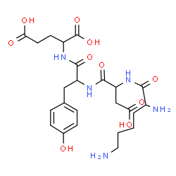 ChemSpider 2D Image | lys-asp-tyr-glu | C24H35N5O10