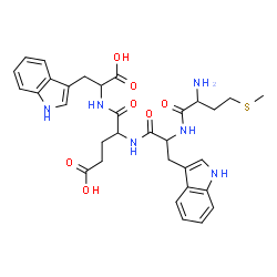 ChemSpider 2D Image | met-trp-glu-trp | C32H38N6O7S