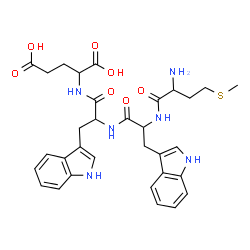 ChemSpider 2D Image | met-trp-trp-glu | C32H38N6O7S