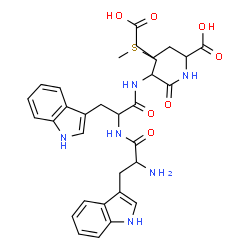 ChemSpider 2D Image | trp-trp-glu-met | C32H38N6O7S