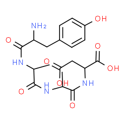 ChemSpider 2D Image | tyr-ala-ala-asp | C19H26N4O8