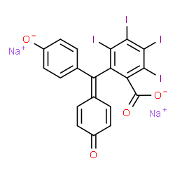 ChemSpider 2D Image | Iso-Iodeikon | C20H8I4Na2O4