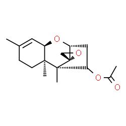 ChemSpider 2D Image | 12,13-Epoxytrichothec-9-en-4-ol acetate | C17H24O4