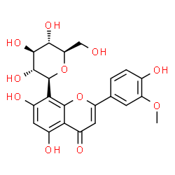 ChemSpider 2D Image | scoparin | C22H22O11