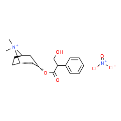 ChemSpider 2D Image | Methylatropine nitrate | C18H26N2O6