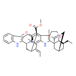 ChemSpider 2D Image | Voacamine | C43H52N4O5