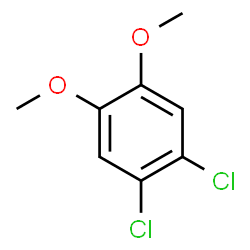 ChemSpider 2D Image | 4,5-Dichloroveratrole | C8H8Cl2O2