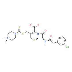 ChemSpider 2D Image | CEFACLOMEZINE | C23H27ClN4O4S3