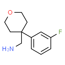 ChemSpider 2D Image | 1-[4-(3-Fluorophenyl)oxan-4-yl]methanamine | C12H16FNO