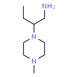 ChemSpider 2D Image | 2-(4-Methyl-1-piperazinyl)-1-butanamine | C9H21N3