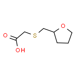 ChemSpider 2D Image | [(tetrahydrofuran-2-ylmethyl)thio]acetic acid | C7H12O3S