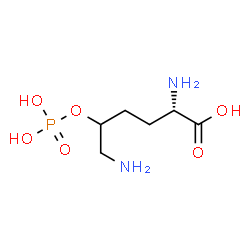 ChemSpider 2D Image | 5-(Phosphonooxy)-L-lysine | C6H15N2O6P
