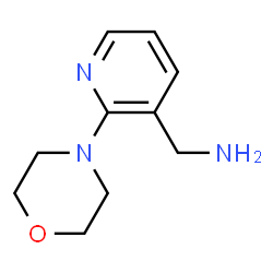 ChemSpider 2D Image | (2-morpholin-4-ylpyridin-3-yl)methylamine | C10H15N3O