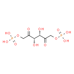 ChemSpider 2D Image | D-5-Ketofructose 1,6-biphosphate | C6H12O12P2