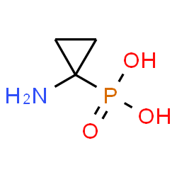 ChemSpider 2D Image | 1-aminocyclopropylphosphonic acid | C3H8NO3P