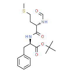 ChemSpider 2D Image | 2-Methyl-2-propanyl N-formyl-L-methionyl-D-phenylalaninate | C19H28N2O4S