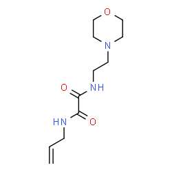 ChemSpider 2D Image | N-Allyl-N'-[2-(4-morpholinyl)ethyl]ethanediamide | C11H19N3O3