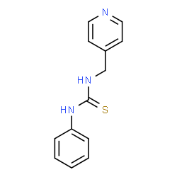 ChemSpider 2D Image | 1-Phenyl-3-(4-pyridinylmethyl)thiourea | C13H13N3S