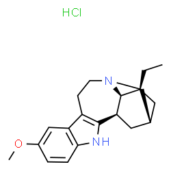 ChemSpider 2D Image | Ibogaine hydrochloride | C20H27ClN2O
