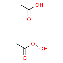 ChemSpider 2D Image | Ethaneperoxoic acid - acetic acid (1:1) | C4H8O5