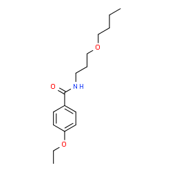 ChemSpider 2D Image | N-(3-Butoxypropyl)-4-ethoxybenzamide | C16H25NO3