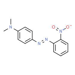 ChemSpider 2D Image | N,N-Dimethyl-4-[(E)-(2-nitrophenyl)diazenyl]aniline | C14H14N4O2