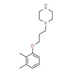 ChemSpider 2D Image | 1-[3-(2,3-Dimethylphenoxy)propyl]piperazine | C15H24N2O