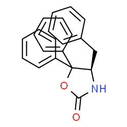 ChemSpider 2D Image | (R)-4-Benzyl-5,5-diphenyloxazolidin-2-one | C22H19NO2
