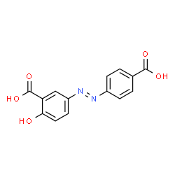 ChemSpider 2D Image | salicylazobenzoic acid | C14H10N2O5